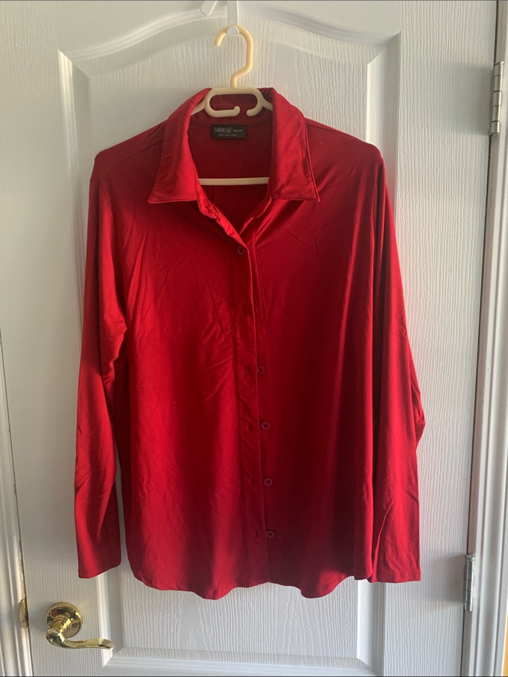 🇨🇦 Miik Red Long-Sleeve Dress Shirt